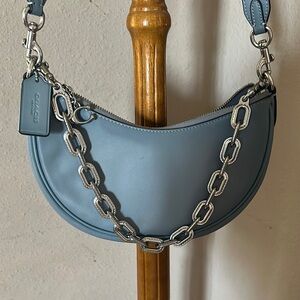 Coach Mira Blue/Grey Shoulder Bag